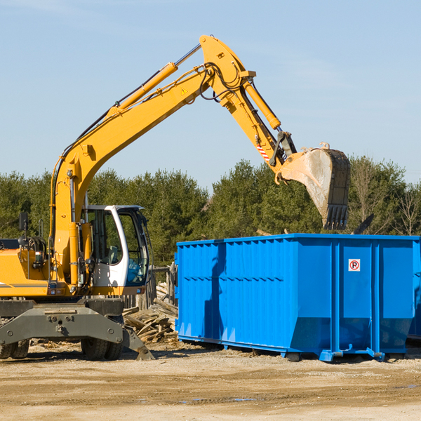 are there any restrictions on where a residential dumpster can be placed in Shady Shores TX